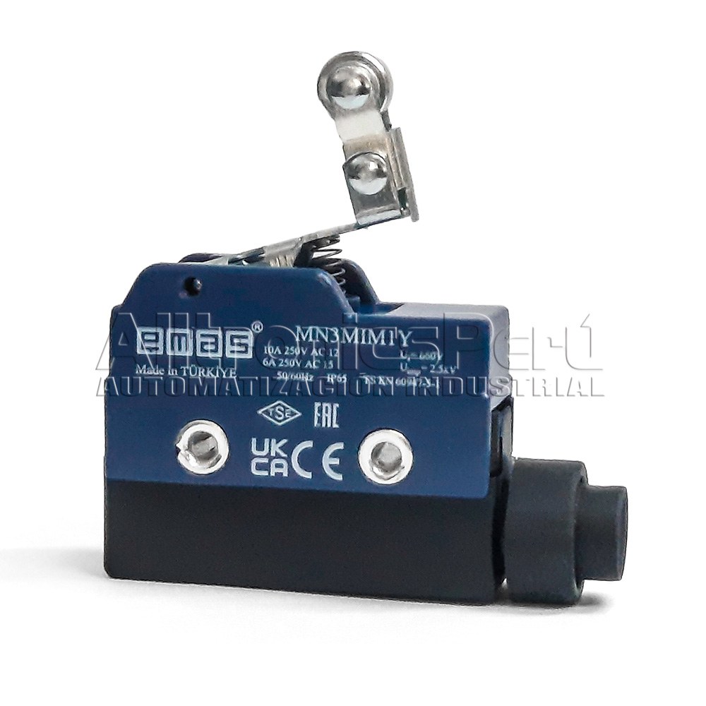 Serie MN3 – Modelo MN3MIM1Y / Mini interruptor metálico de palanca