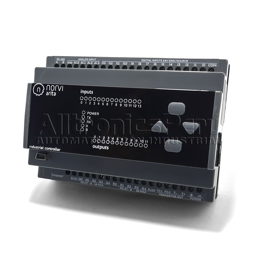 Modelo ARITA-MEGA-M8-E / PLC NORVI con Mega 2560