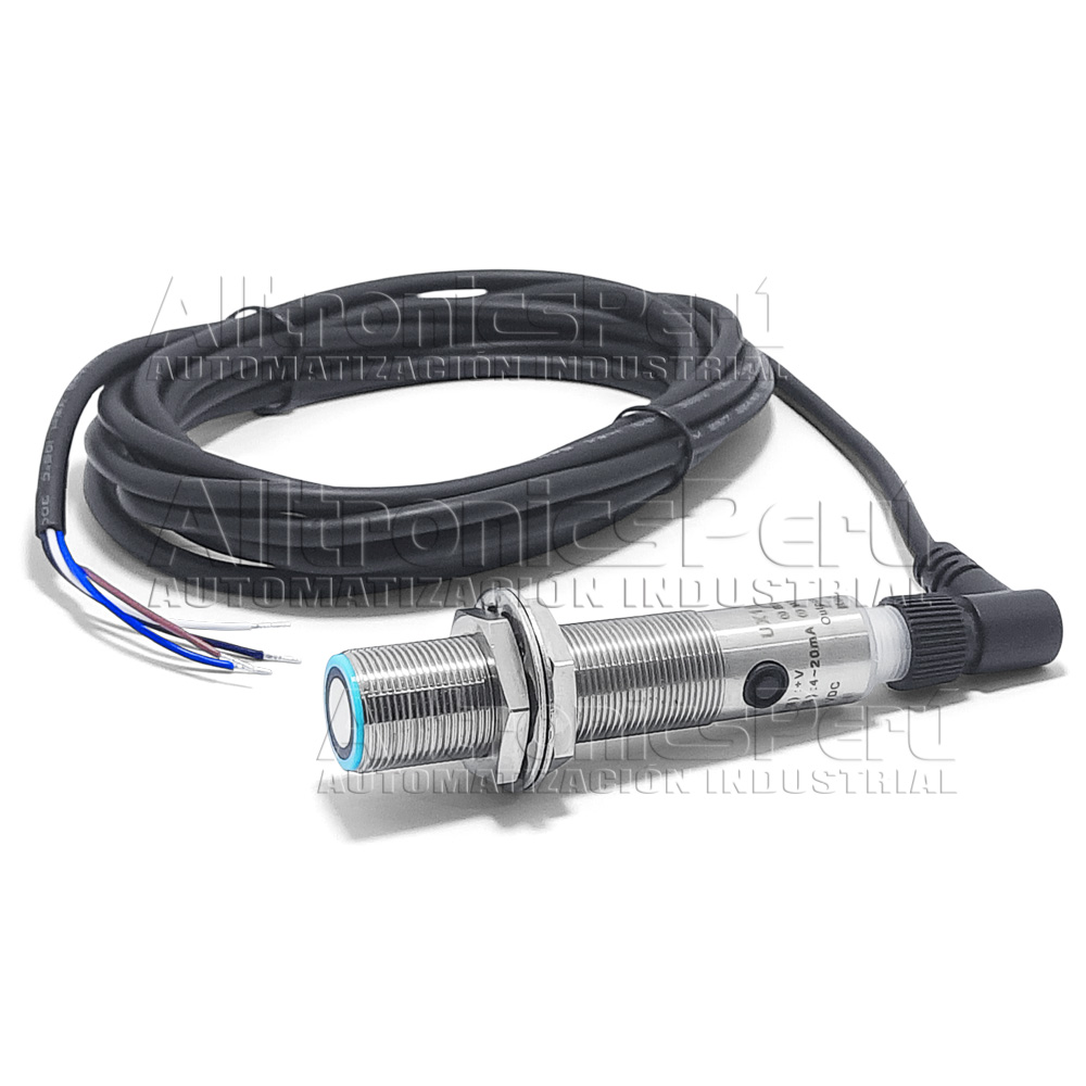 Serie UX18 / Sensor ultrasónico de precisión Modelo UX18-1MN-mA