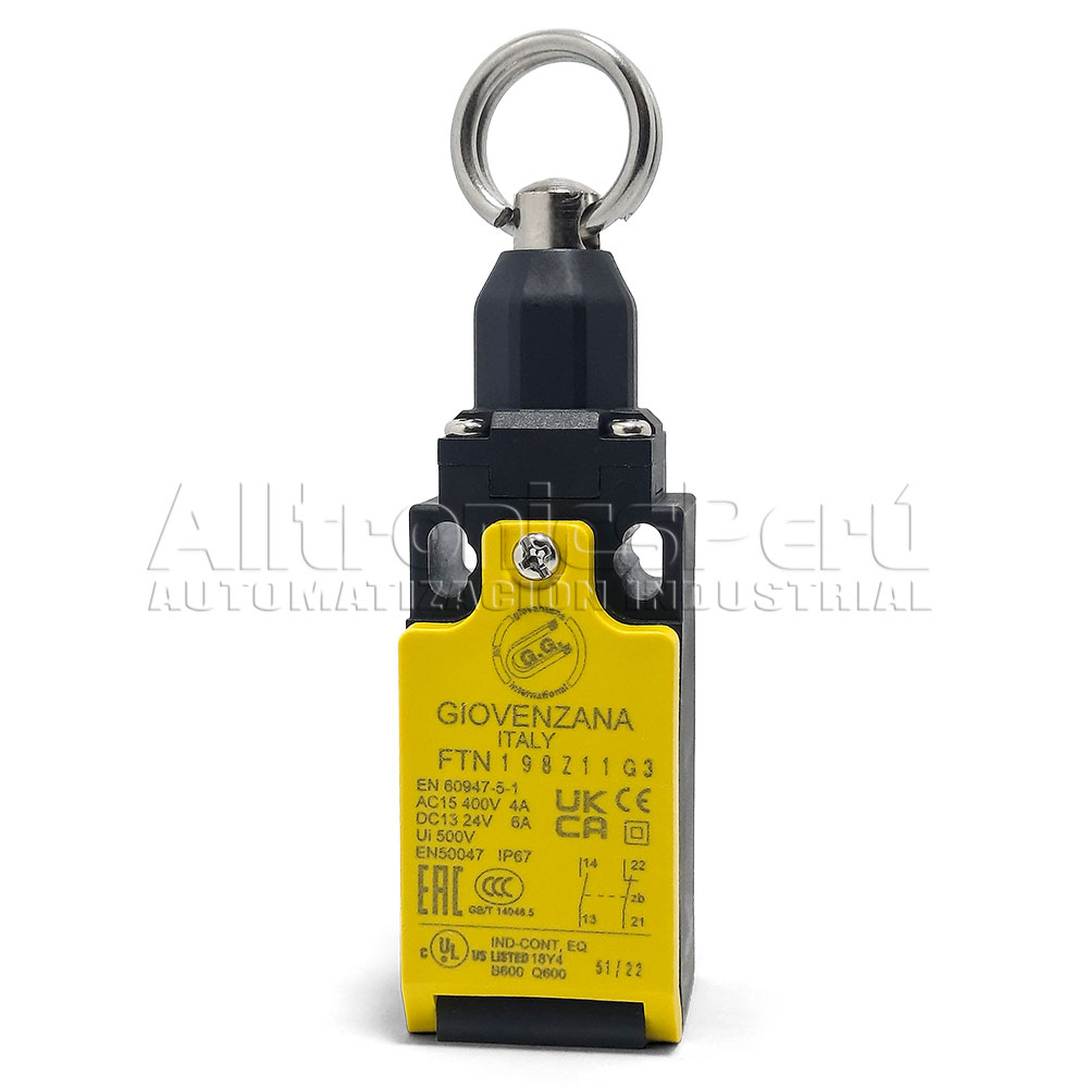 Modelo FTN198Z11G3 - Final de carrera con anillo