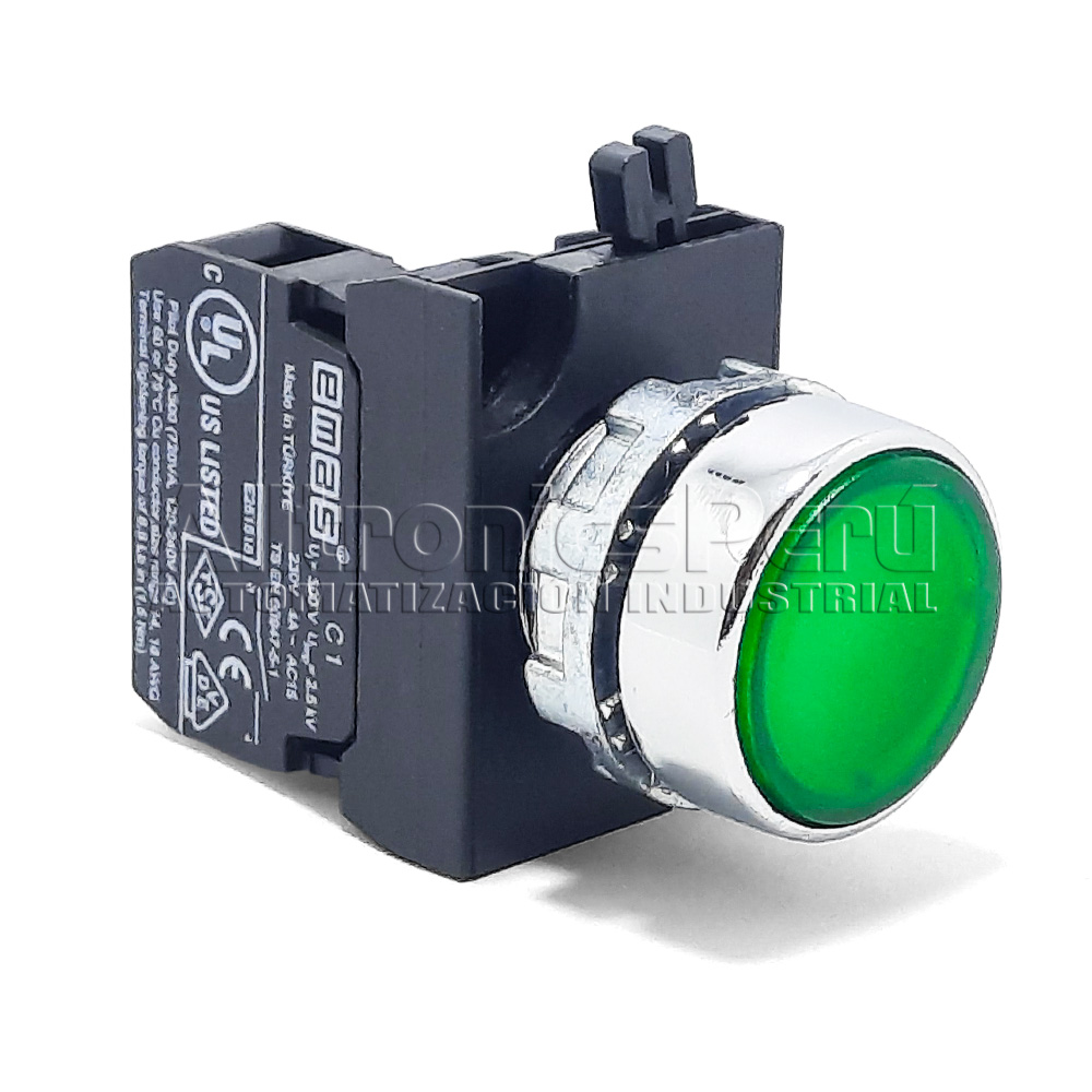 Serie CM - Modelo CM100DY / Pulsador con Holder Verde